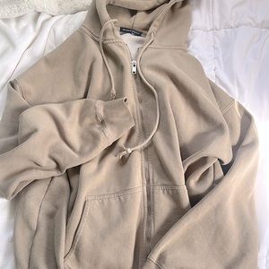 brandy melville zip hoodie
